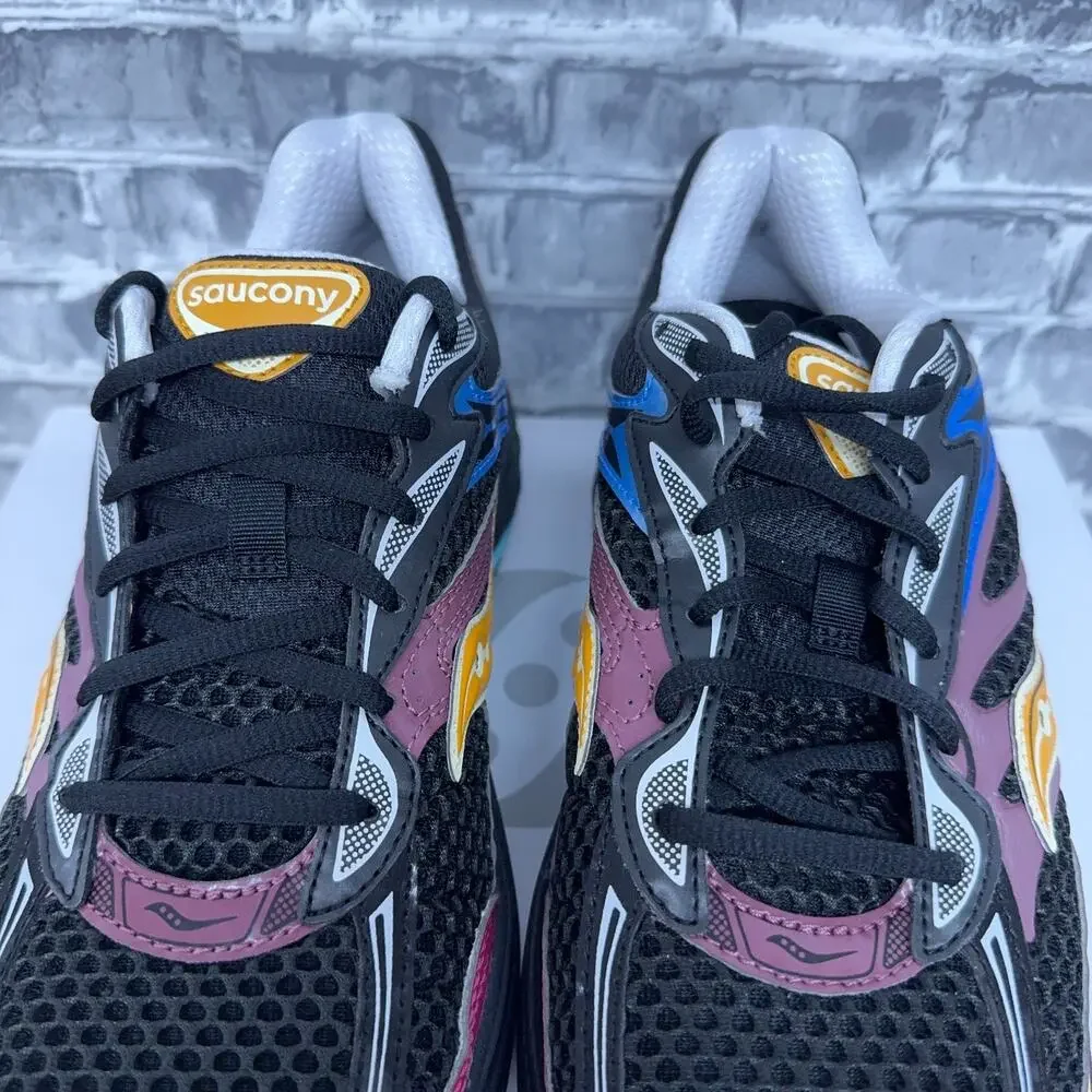 Saucony ProGrid Omni 9 Black Multicolor Running Shoes S70739-65 Mens Size 8 New